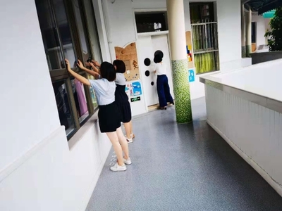 瑞安市各中小学认真做好台风“烟花”防范